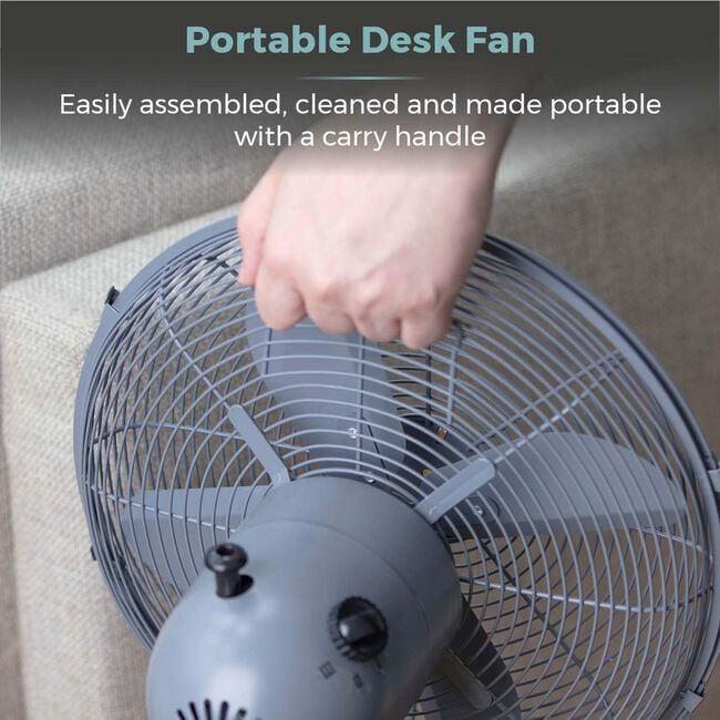 Tower Scandi 12" Metal Desk Fan